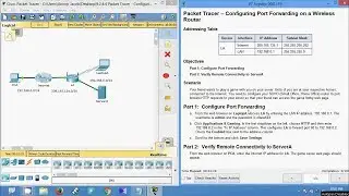 9.2.4.4 Packet Tracer - Configuring Port Forwarding on a Wireless Router