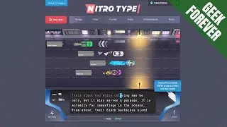 ⌨️Type Faster (Nitro Type)