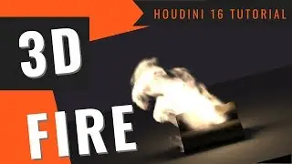 How to make 3D Fire | Houdini Tutorial