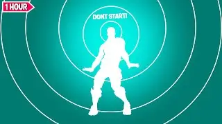 Fortnite DON'T START NOW Dance 1 Hour Version TikTok [Dua Lipa - Don't Start Now]