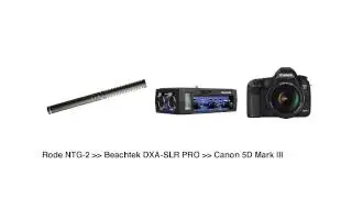 Sennheiser MKE 600 Rode NTG2 Beachtek DX-SLR PRO juicedLink RA 222