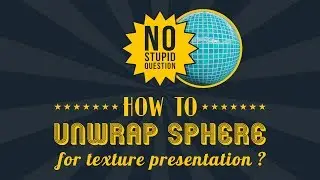 [FR]-How to unwrap sphere for texture presentation ? Blender Tutorial