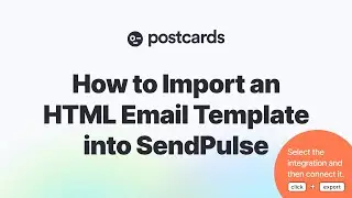 How to Import an HTML Email Template to SendPulse