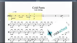 Cold Pants Rockschool Grade 4 Drums