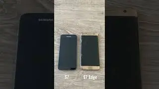 Samsung Galaxy S7 vs S7 Edge boot up test