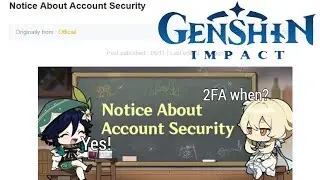 Notice About Account Security (Mandatory Link) | Genshin Impact