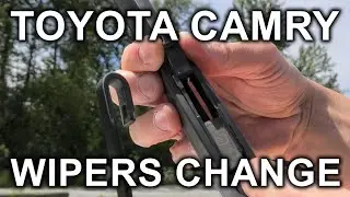 Toyota Camry (2018-2024): Wiper Blades Replacement.