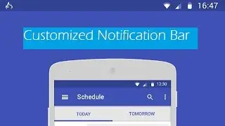 How To change Notification Bar/Status Bar Color (NO ROOT)