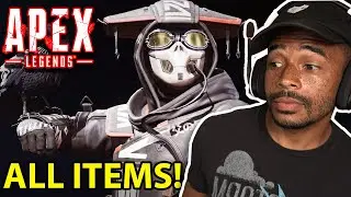 UNLOCKING EVERY BATTLE PASS ITEM IN APEX LEGENDS SEASON 6! (ALL SEASON 6 BATTLE PASS ITEMS OPENING!)