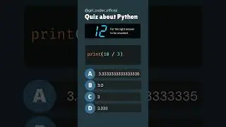 Python Quiz #01 #Python #shorts