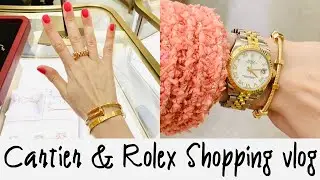 CARTIER & ROLEX SHOPPING VLOG | Cartier Clash
