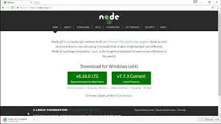 Building Angular and Node Apps with Authentication -  Download and install Node