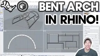 Modeling a BENT ARCH in Rhino - Modeling Tutorial