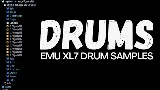Oneshot Drums and Sfx Sounds - Emu XL7 Drum Samples || By rhythm-lab