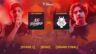 100 Thieves vs G2 Esports - VCT Americas Mid-Season Finals - Map 1