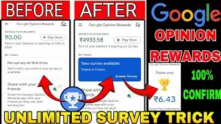Google opinion rewards unlimited survey available trick | How to get more surveys