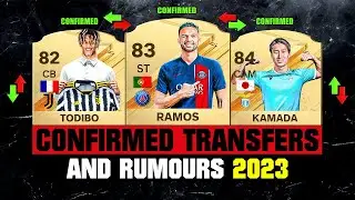 FIFA 23 | NEW CONFIRMED TRANSFERS & RUMOURS! ✅🔥 ft. Goncalo Ramos, Todibo, Kamada… etc