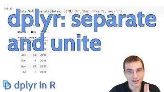 dplyr: separate and unite