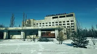 Чернобыльская зона и Припять зимой