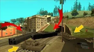 МОГУТ ЛИ 100 ТАНКОВ ОСТАНОВИТЬ ПОЕЗД В GTA SAN ANDREAS? (ЭКСПЕРИМЕНТ)