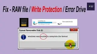 Fix Raw file system USB/SD/HD not Formatted error II Gyan Mala II