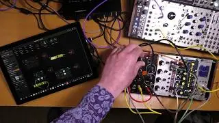 Bitwig Studio 3 PolyGrid into Eurorack via Komplete Audio 6 Mk2