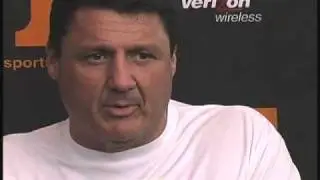 Monte Kiffin and Ed Orgeron on the Vols defensive line