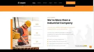 Inusti  Factory and Industrial WordPress Theme business manufacturing Easy Create Website