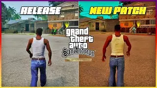 GTA San Andreas - Definitive Edition | Release Vs Now (Patch 1.112)