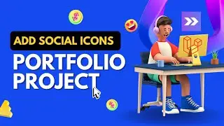 26 Add Social Icons  | Portfolio Project with Laravel and Vuejs