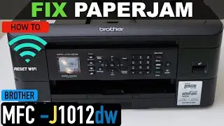 Brother MFC-J1012dw Printer Paper Jam "Error".