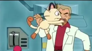 Meowth scratches Proffesor Oak's Face 😂