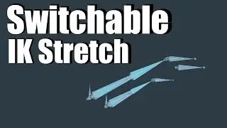 [Blender] Switchable IK Stretch mechanism tutorial