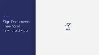 Sign Documents Free-hand in Android App with PDFelement