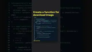 Download Image Using RepaintBoundry in flutter #flutter #coding #sunday