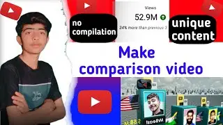 How to make 3D comparison video / Create Data comparison video