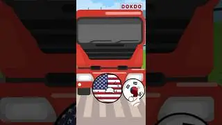 America saves South Korea #countryballs