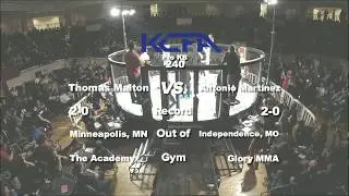 KCFA 35 Thomas Matlon vs Antonio Martinez Kickboxing