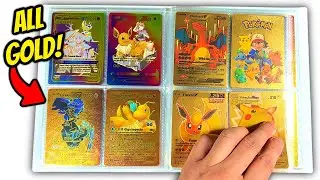 I Bought A Pokemon Card Collection.. BUT EVERY SINGLE CARD IN IT WAS GOLD!