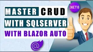 Perform CRUD operations with .NET 8 Blazor Interactive Auto render mode with SqlServer.