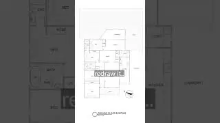 Drawing floor plans - the different stages