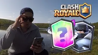 PLAYING CLASH ROYALE ON A LAKE :: LEGENDARY 4.0 MEGA KNIGHT DECK AND CHEST OPENING!