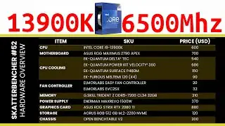 Intel Core i9 13900K OC 6500MHz vs AIO NZXT Kraken X73 | EK-Quantum Delta TEC