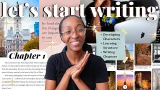 write a book with me ✍️📖🌷 developing characters, learning structure, & more! my first writing vlog ✨