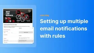 Setting up multiple email notifications