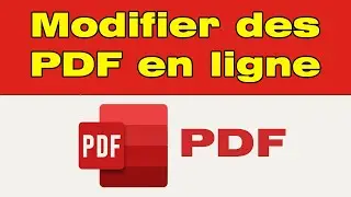 Comment modifier des PDF