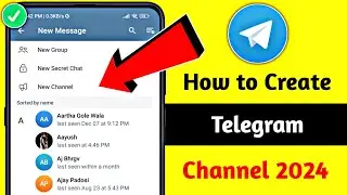 How to create telegram channel | Telegram channel kaise banaye 2024