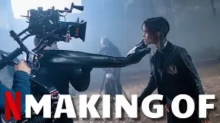 Making Of WEDNESDAY Part 5 - Best Of Behind The Scenes, Set Visit & Funny Moments With Jenna Ortega