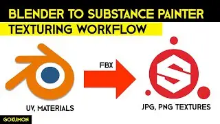 Blender to Substance Painter | Texturing Workflow | Short Tutorial