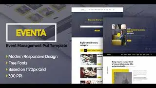 Eventa - Event Management PSD Template | Themeforest Website Templates and Themes